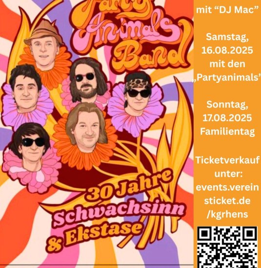 Plakat Sommerfest | © KG Närrische Elf 1925 e.V. Rhens