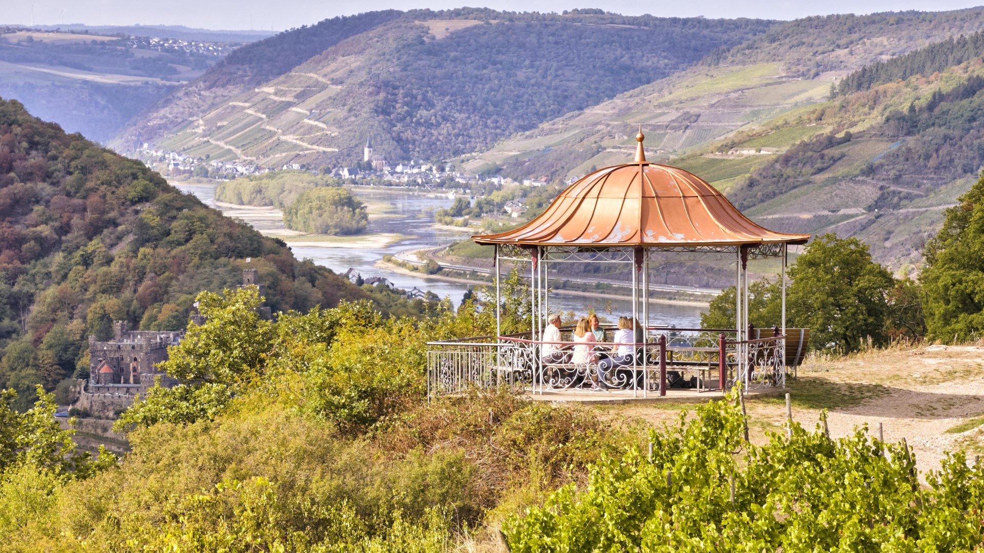 Rotweinlaube Assmannshausen | © Florian Trykowski Rotweinlaube Assmannshausen | © Florian Trykowski