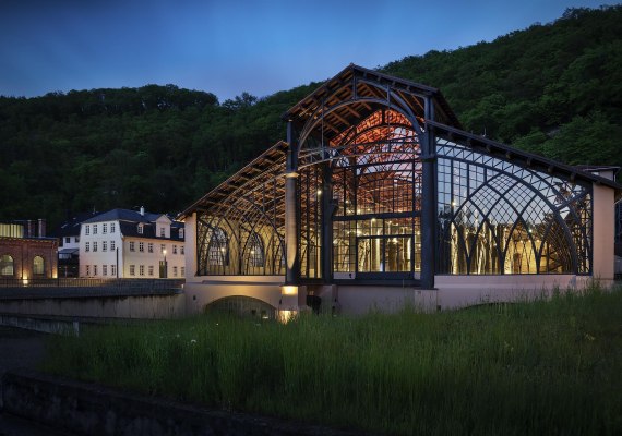 Westfassade Gie&szlig;halle | &copy; Stiftung Sayner H&uuml;tte