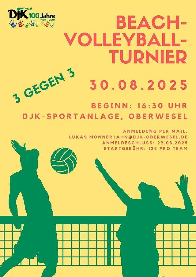 Beachvolleyball-Turnier der DJK Oberwesel | © DJK Oberwesel Beachvolleyball-Turnier der DJK Oberwesel | © DJK Oberwesel