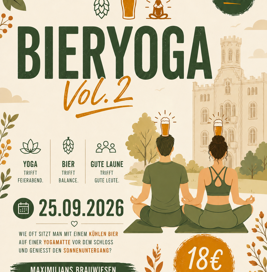 Bier-Yoga | © Maximilians Brauwiesen Bier-Yoga | © Maximilians Brauwiesen