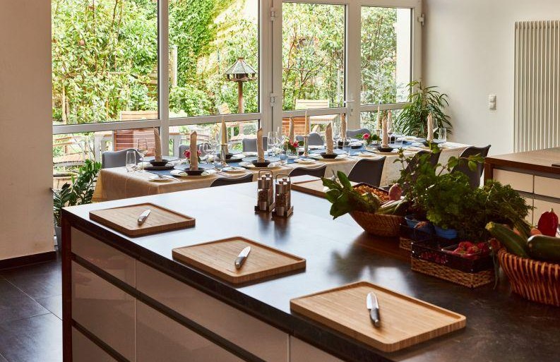 Küchenblock Kochschule | © Kochschule Pommer Küchenblock Kochschule | © Kochschule Pommer