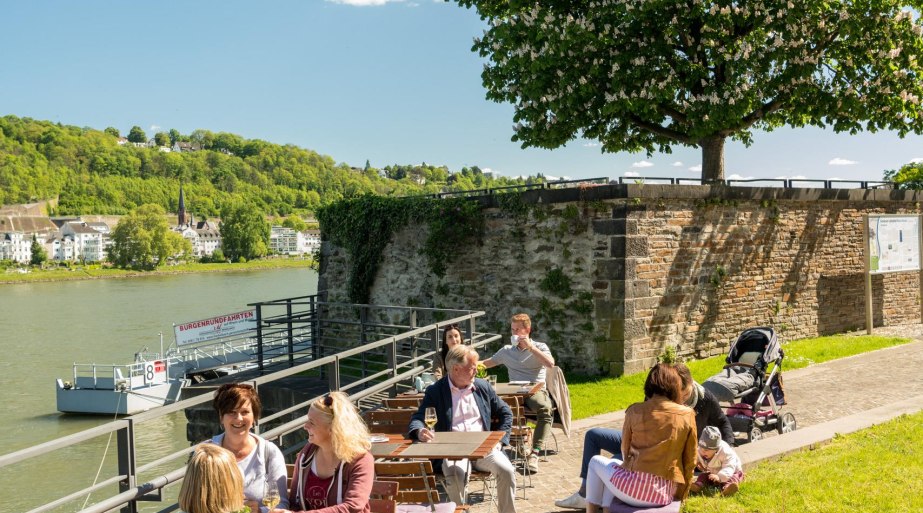 Blick auf den Rheinkavalier | © Koblenz-Touristik GmbH / Dominik Ketz Blick auf den Rheinkavalier | © Koblenz-Touristik GmbH / Dominik Ketz