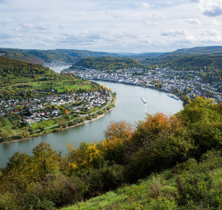 Blick auf Filsen und Boppard | © Henry Tornow Blick auf Filsen und Boppard | © Henry Tornow