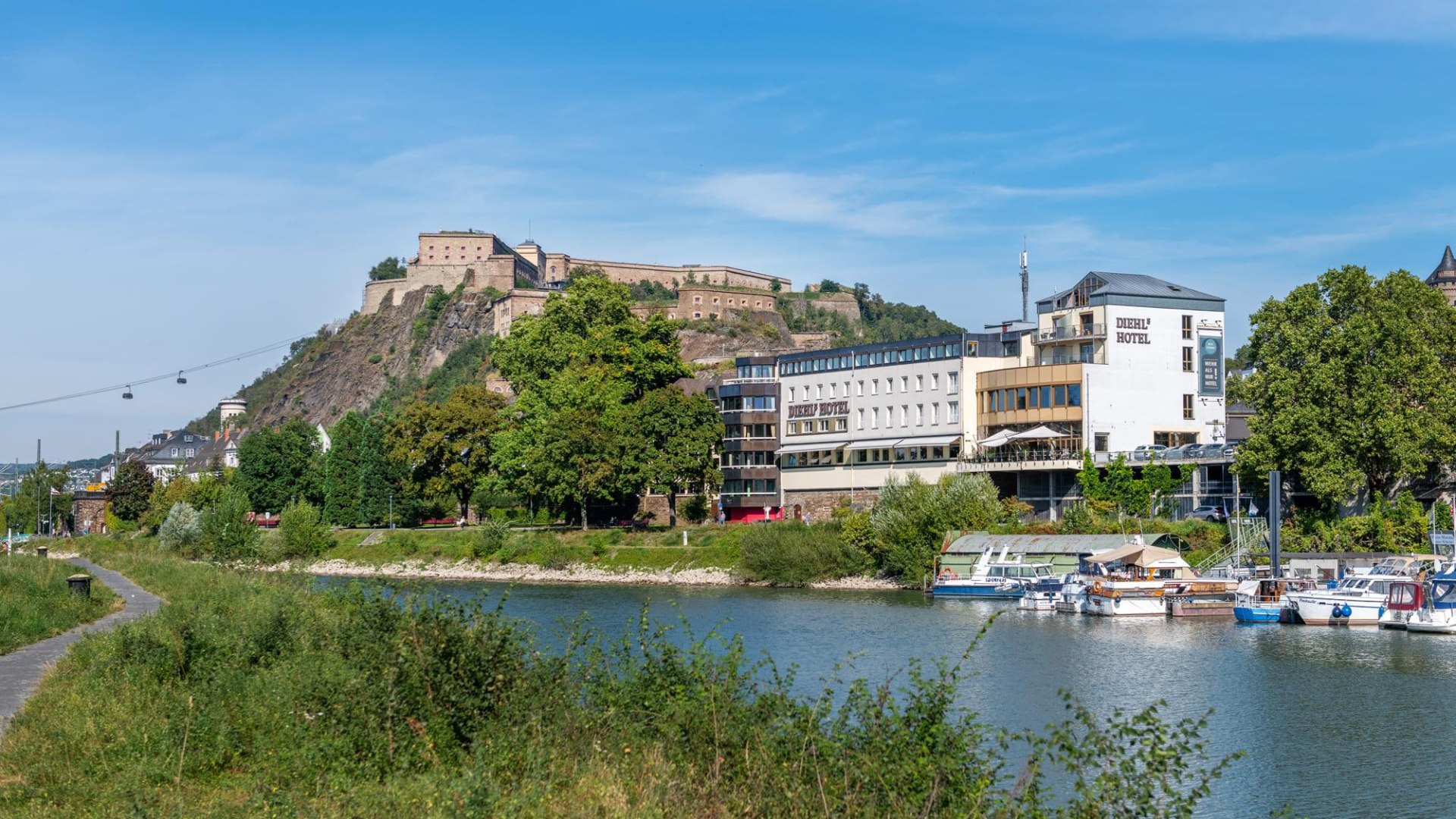 Diehls Hotel in Koblenz_Zimmer mit Rheinblick | &copy; Diehl&acute;s Hotel GmbH