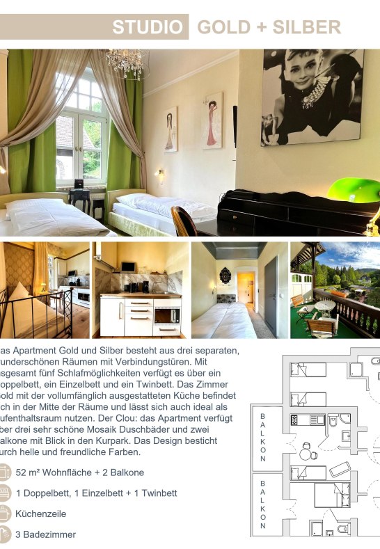 Studio Gold | © http://www.park-villa.de