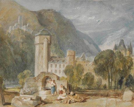 Alter Stadtturm und Stolzenfels Gem&auml;lde | &copy; Stadt Lahnstein