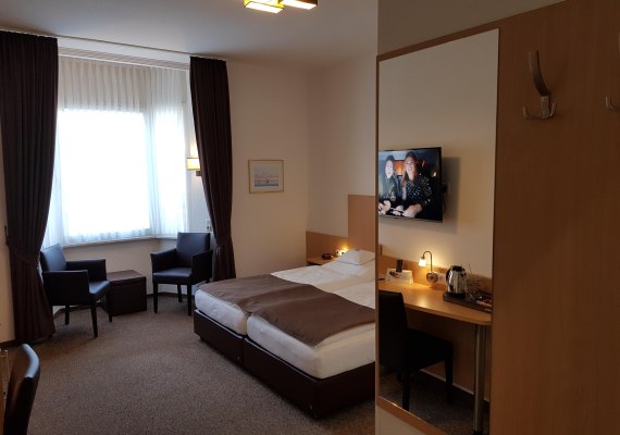 Zimmer 102 erster Blick | &copy; Hotel zum Anker- Benjamin Klapper