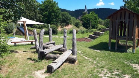 Balancierbalken | &copy; Gemeinde Spay, Thomas Becker