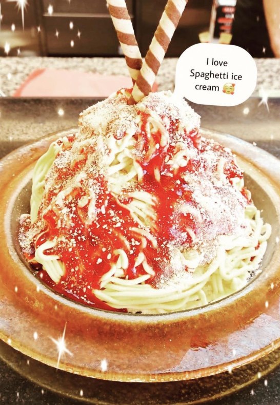 Spaghetti-Eis | &copy; Brustelon